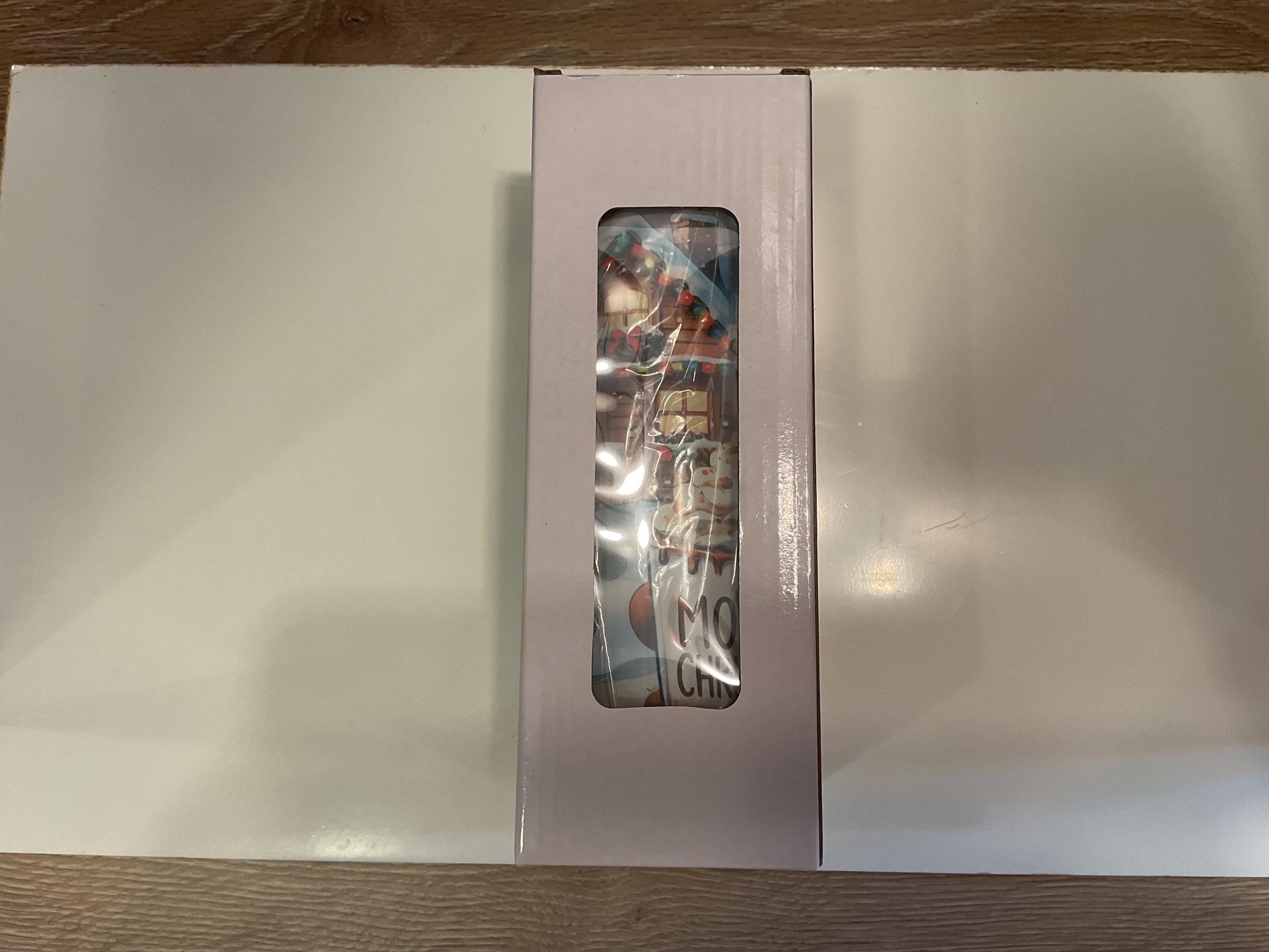 Highland Cow Christmas Tumbler: 20oz Skinny Holiday Cup