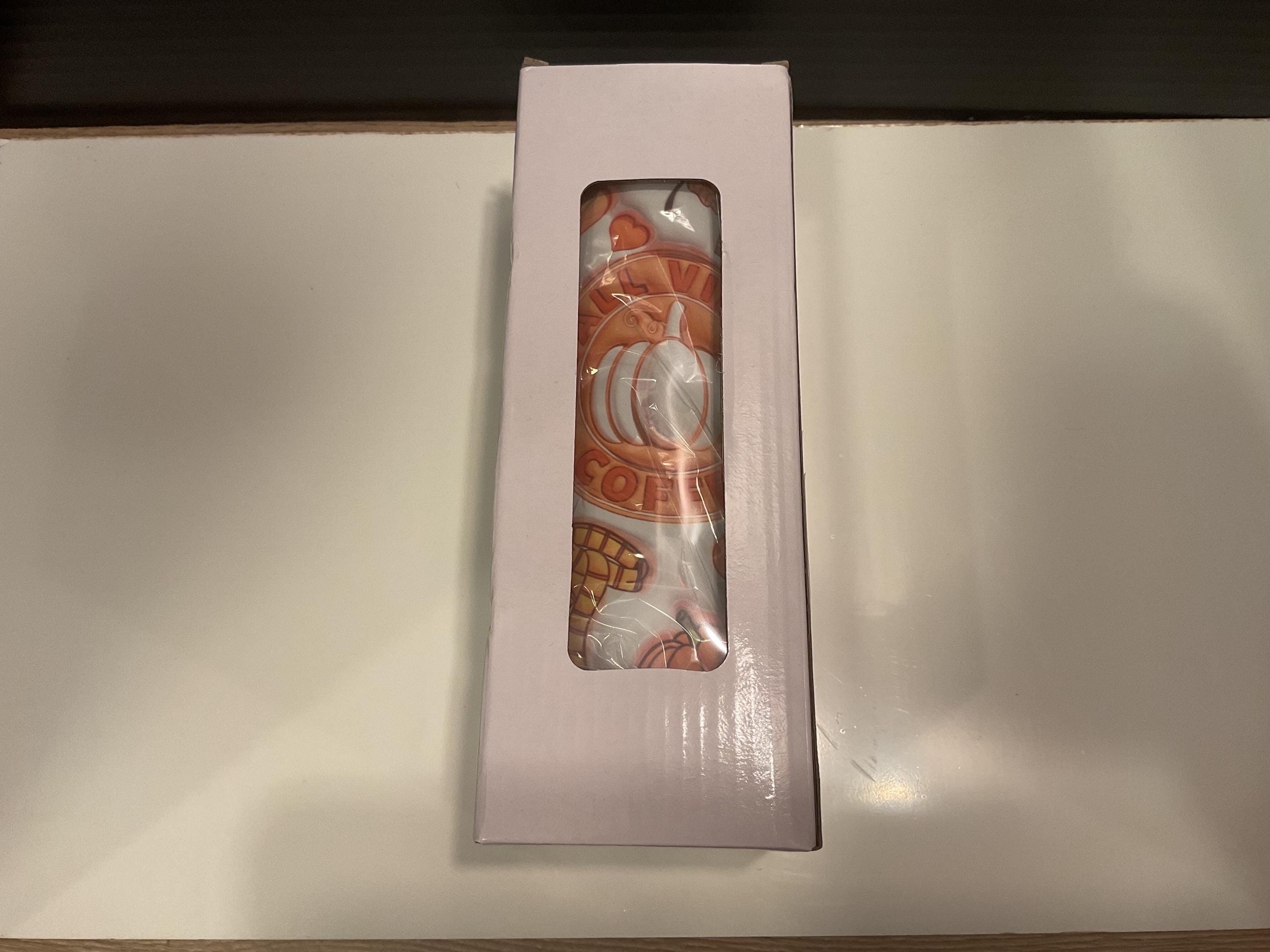 Pumpkin Spice Tumbler: 20oz Stainless Steel Fall Coffee Mug