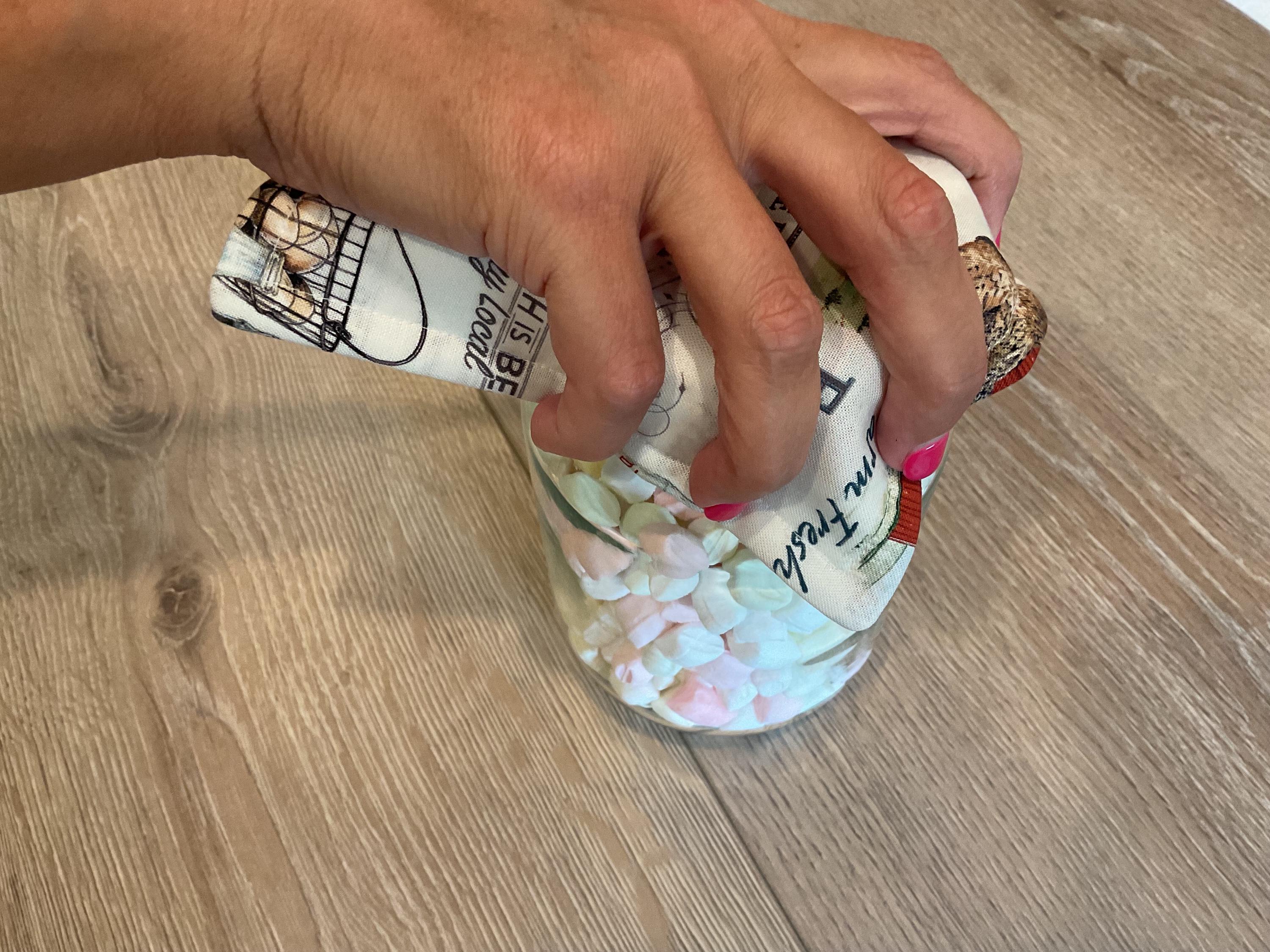 Handmade Fabric Jar Gripper/Opener — 5x5 Grip Padding — Farm Theme Design