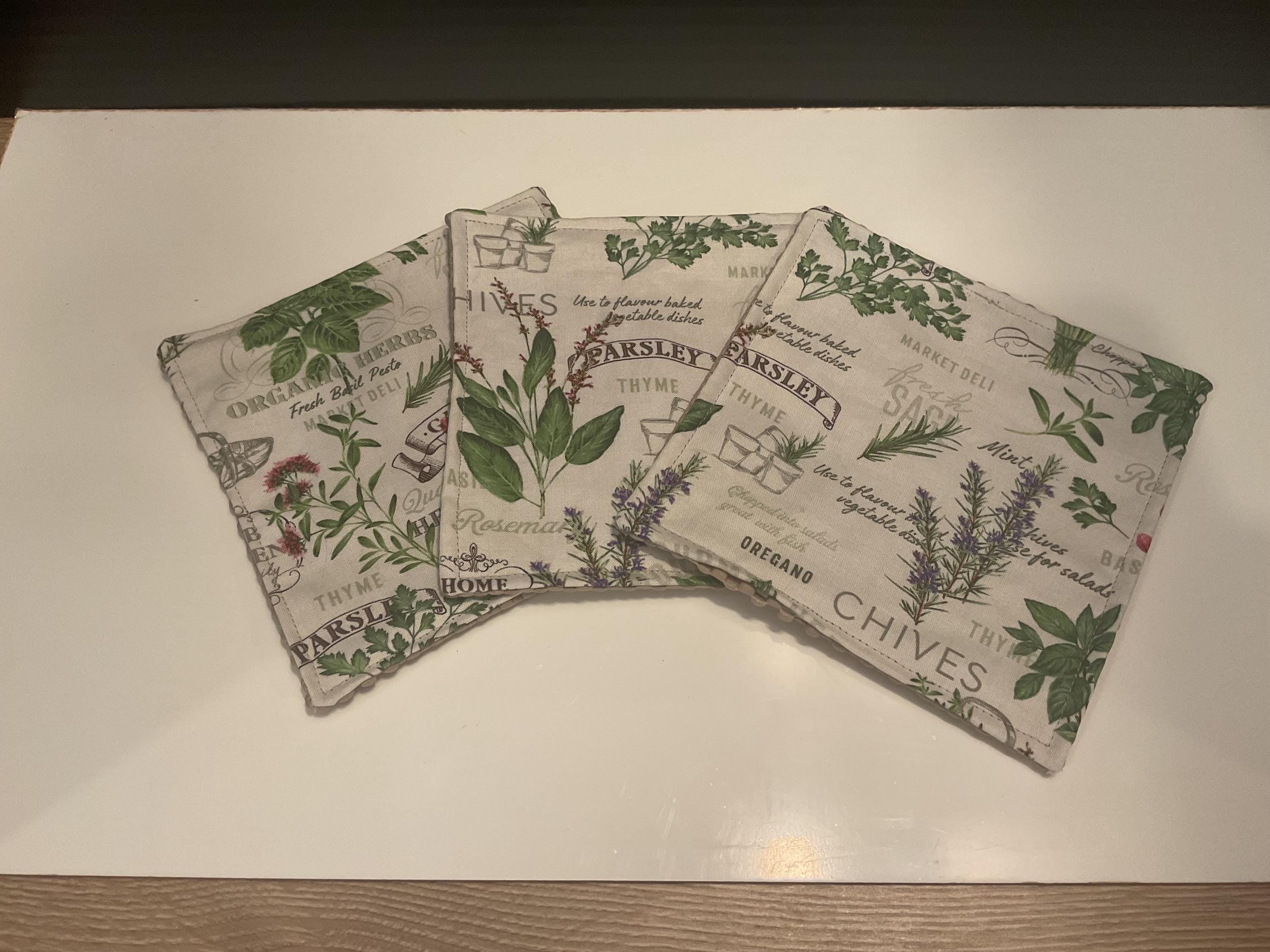 Herb Print Jar Opener: Farmhouse Kitchen Non-Slip Grip